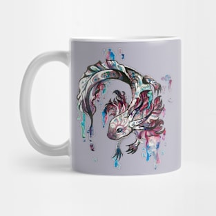 Watercolor Axolotl Mug